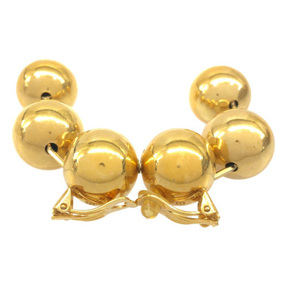 Balenciaga Ball Earrings Set Gold — view 3