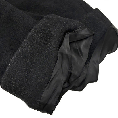 Max Mara High Neck Wool Coat Black 40 — view 8
