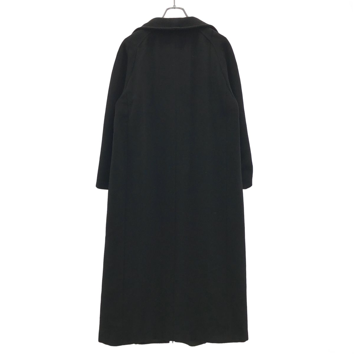 Max Mara High Neck Wool Coat Black 40 — view 2