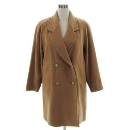 Loro Piana Pure Cashmere Double Breasted Coat 100% Brown — view 2