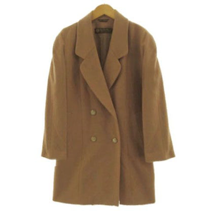Loro Piana Pure Cashmere Double Breasted Coat 100% Brown