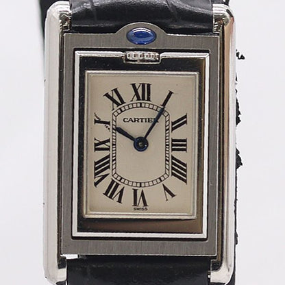 Cartier Tank Basculant White Dial Watch