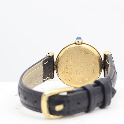 Cartier Must Colisee 925 Sterling Silver Ivory Dial Watch — view 4