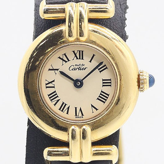 Cartier Must Colisee 925 Sterling Silver Ivory Dial Watch