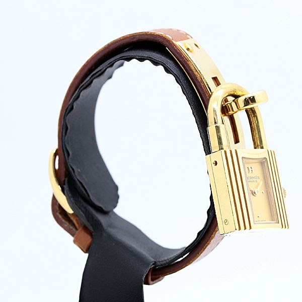 Hermes Kelly Watch Champagne Dial — view 2
