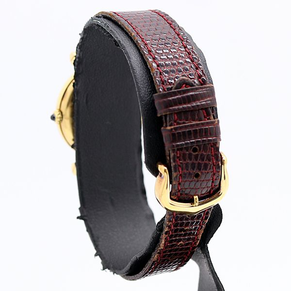 Cartier Must Vendome Red Dial Watch — view 3