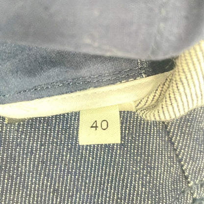 Fendi Skirt M Dark Navy Denim 40 — view 4