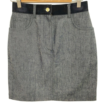 Fendi Skirt M Dark Navy Denim 40