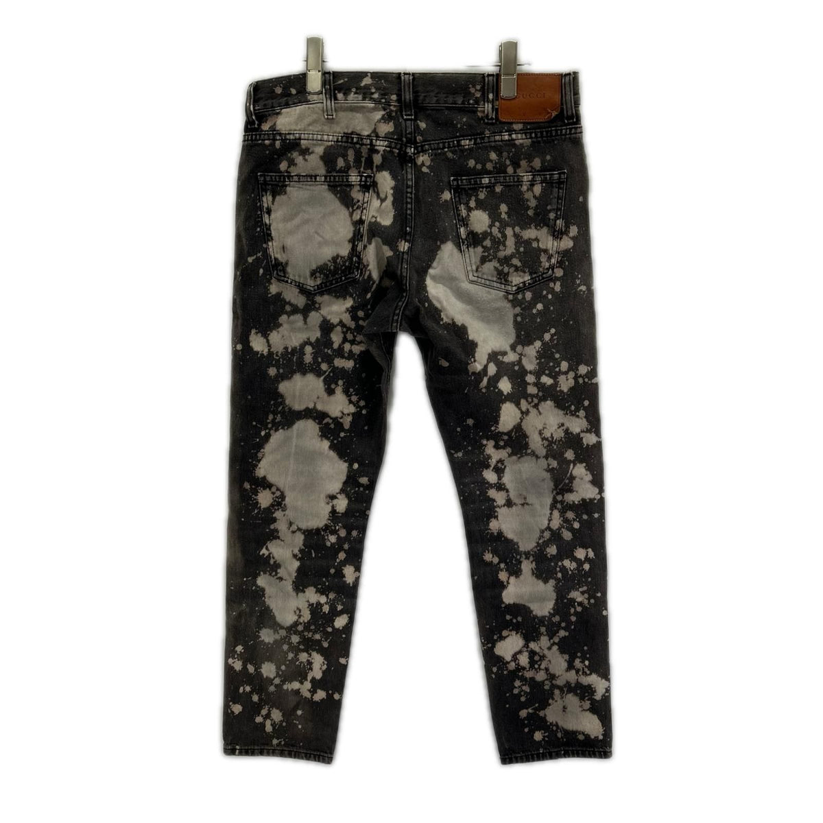 Gucci Gray Bleached Denim Pants 32 Jeans — view 2