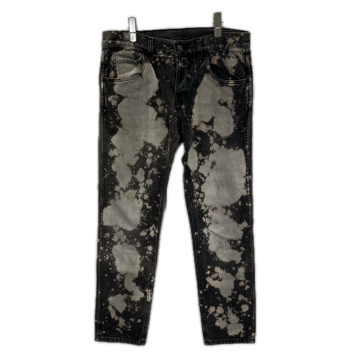 Gucci Gray Bleached Denim Pants 32 Jeans