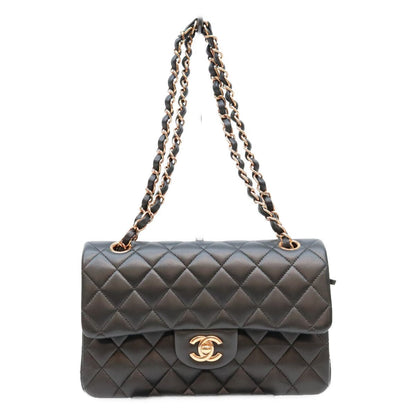 Chanel Black Lambskin PG Quilted 25 Shoulder Bag