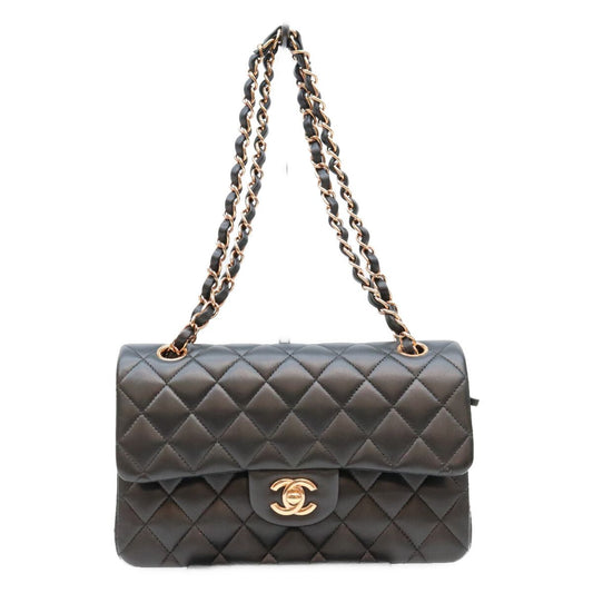 Chanel Black Lambskin PG Quilted 25 Shoulder Bag