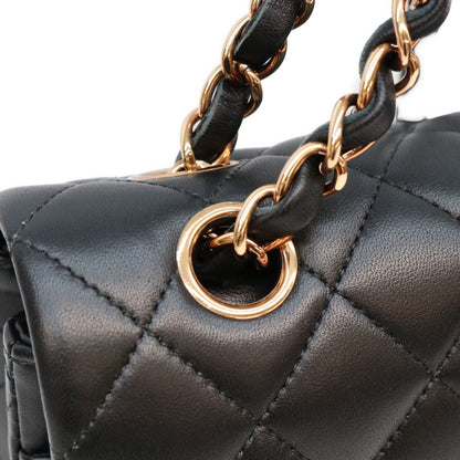 Chanel Black Lambskin PG Quilted 25 Shoulder Bag — view 7