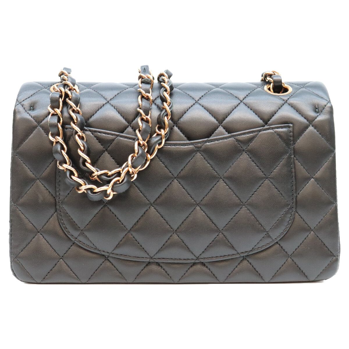 Chanel Black Lambskin PG Quilted 25 Shoulder Bag — view 3