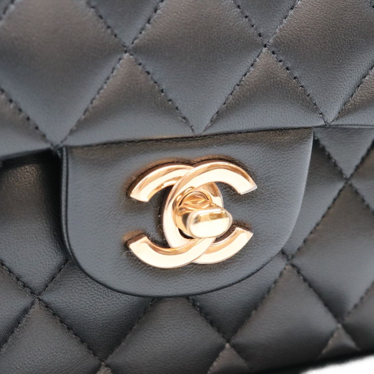 Chanel Black Lambskin PG Quilted 25 Shoulder Bag — view 6