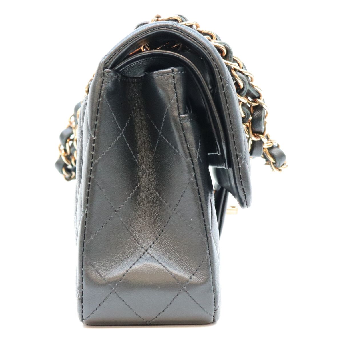 Chanel Black Lambskin PG Quilted 25 Shoulder Bag — view 4