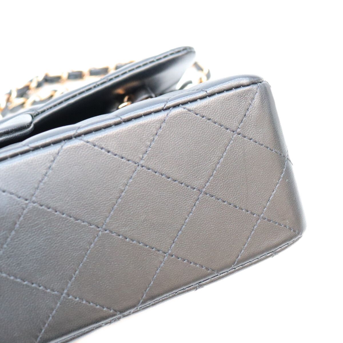Chanel Black Lambskin PG Quilted 25 Shoulder Bag — view 8