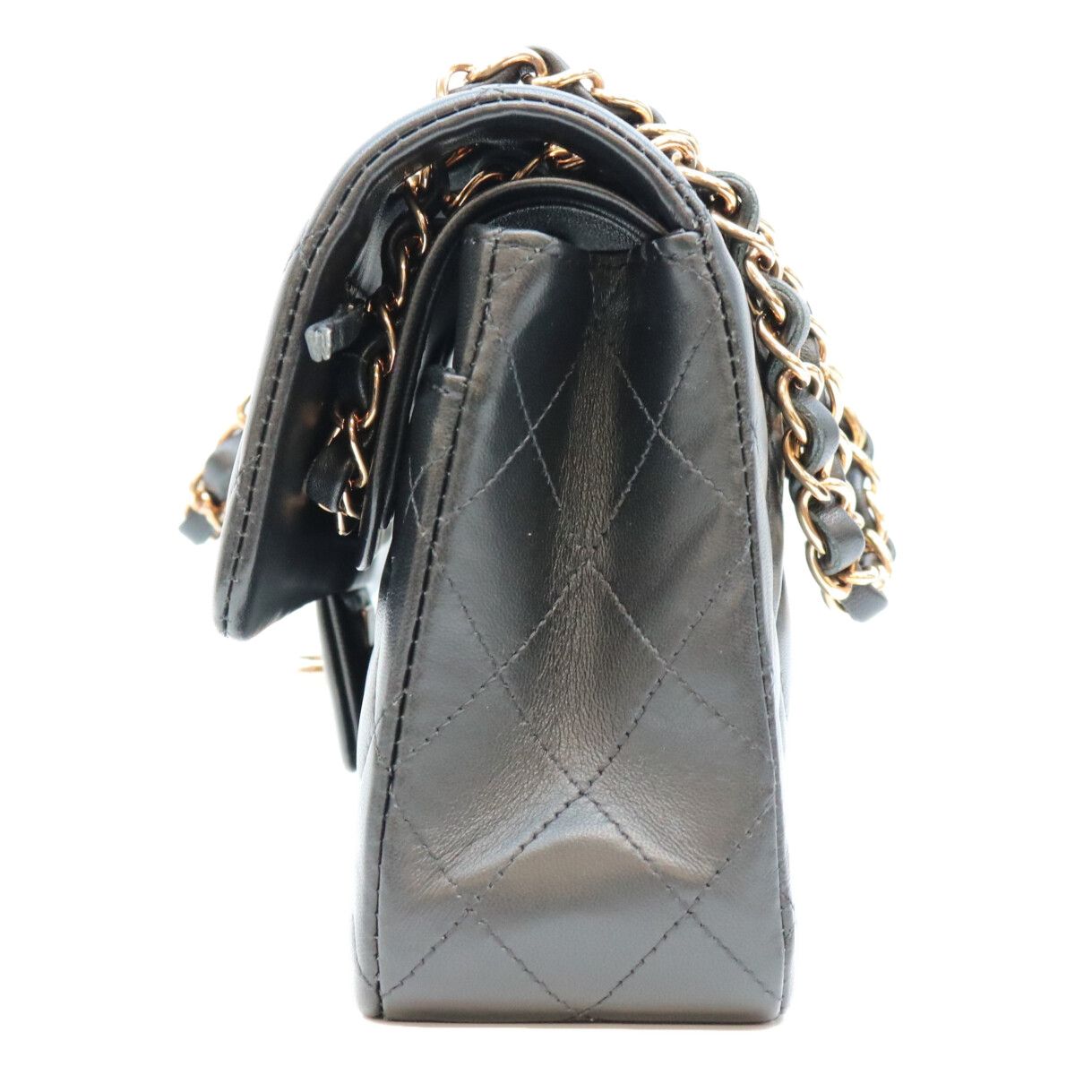 Chanel Black Lambskin PG Quilted 25 Shoulder Bag — view 2