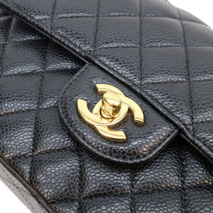 Chanel Black Caviar Quilted 23 Shoulder Bag — view 7