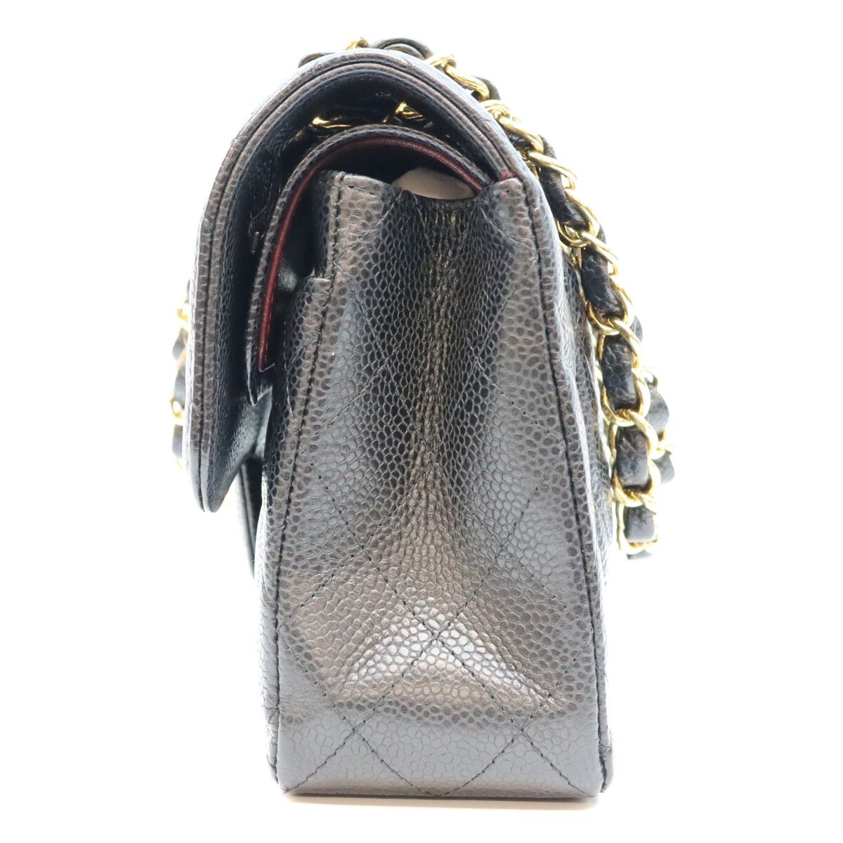 Chanel Black Caviar Quilted 23 Shoulder Bag — view 2