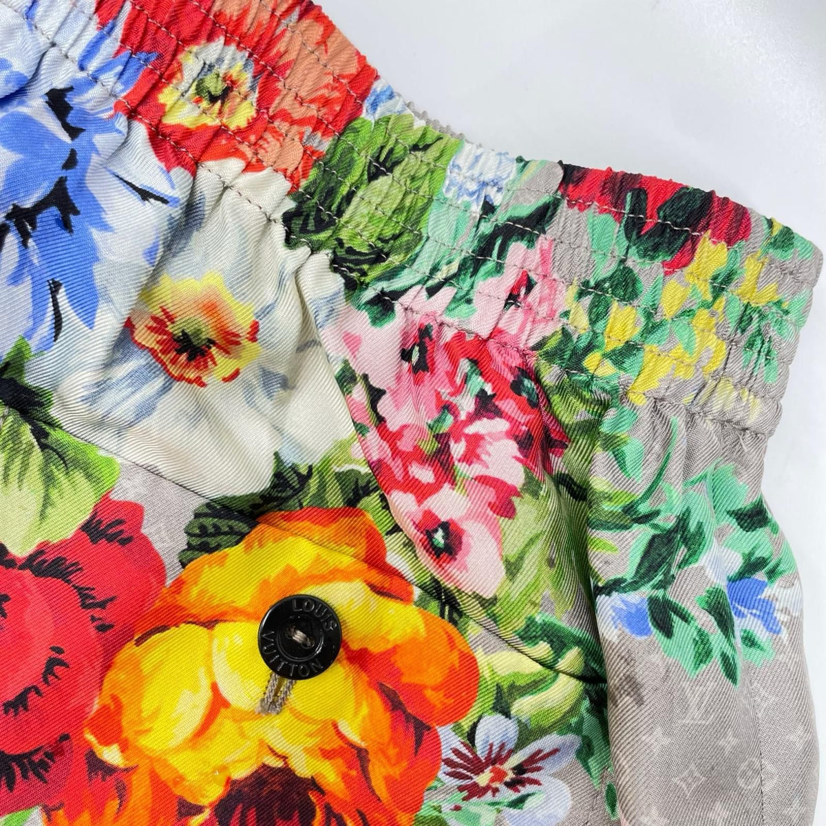 Louis Vuitton Silk Monogram Flowerer Shorts 34 — view 7