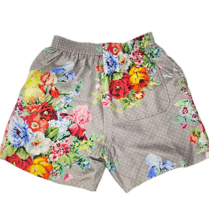 Louis Vuitton Silk Monogram Flowerer Shorts 34 — view 2