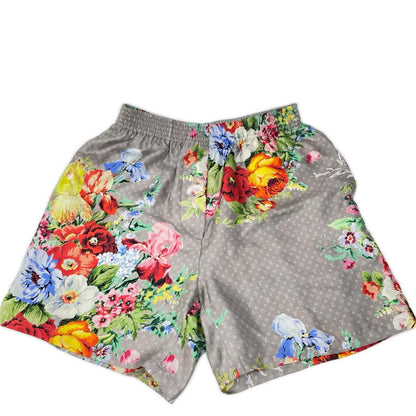 Louis Vuitton Silk Monogram Flowerer Shorts 34