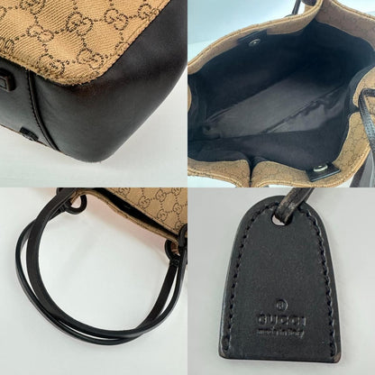 Gucci Bag Handbag Canvas Brown — view 7