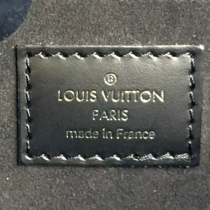 Louis Vuitton Pochette Montaigne Epi Noir Leather Black Shoulder Bag Silver — view 4