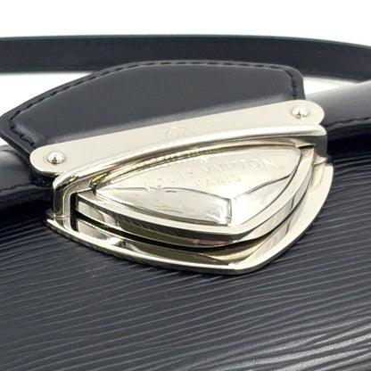 Louis Vuitton Pochette Montaigne Epi Noir Leather Black Shoulder Bag Silver — view 5