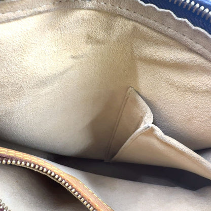 Louis Vuitton Looping MM Monogram Leather Brown Handbag Gold — view 8