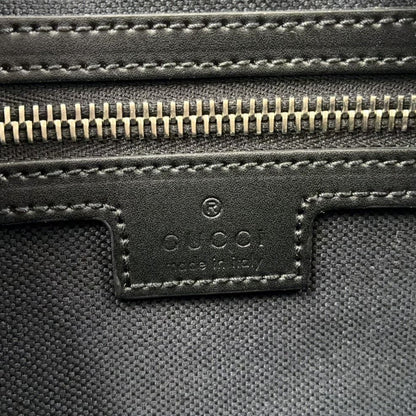 Gucci Soft GG Supreme Sherry Line Leather Navy Black Red Belt Bag Silver — view 4