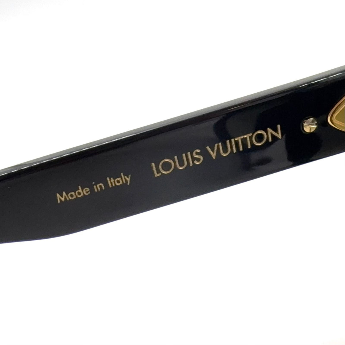 Louis Vuitton My Monogram Cat Eye Acetate Metal Gold Black Sunglasses Eyewear — view 3