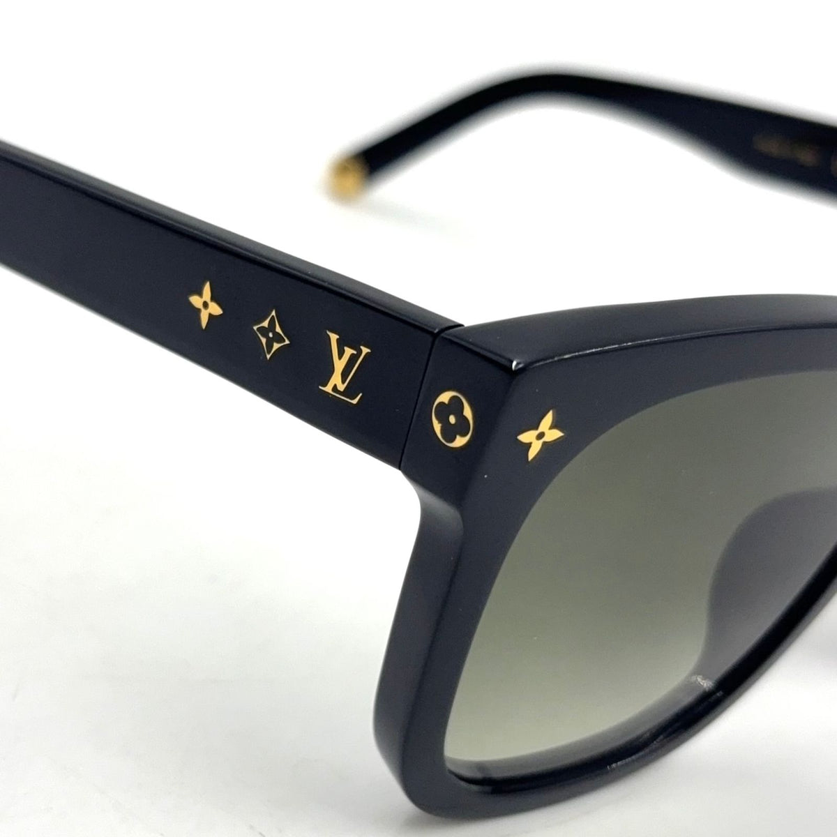 Louis Vuitton My Monogram Cat Eye Acetate Metal Gold Black Sunglasses Eyewear — view 8
