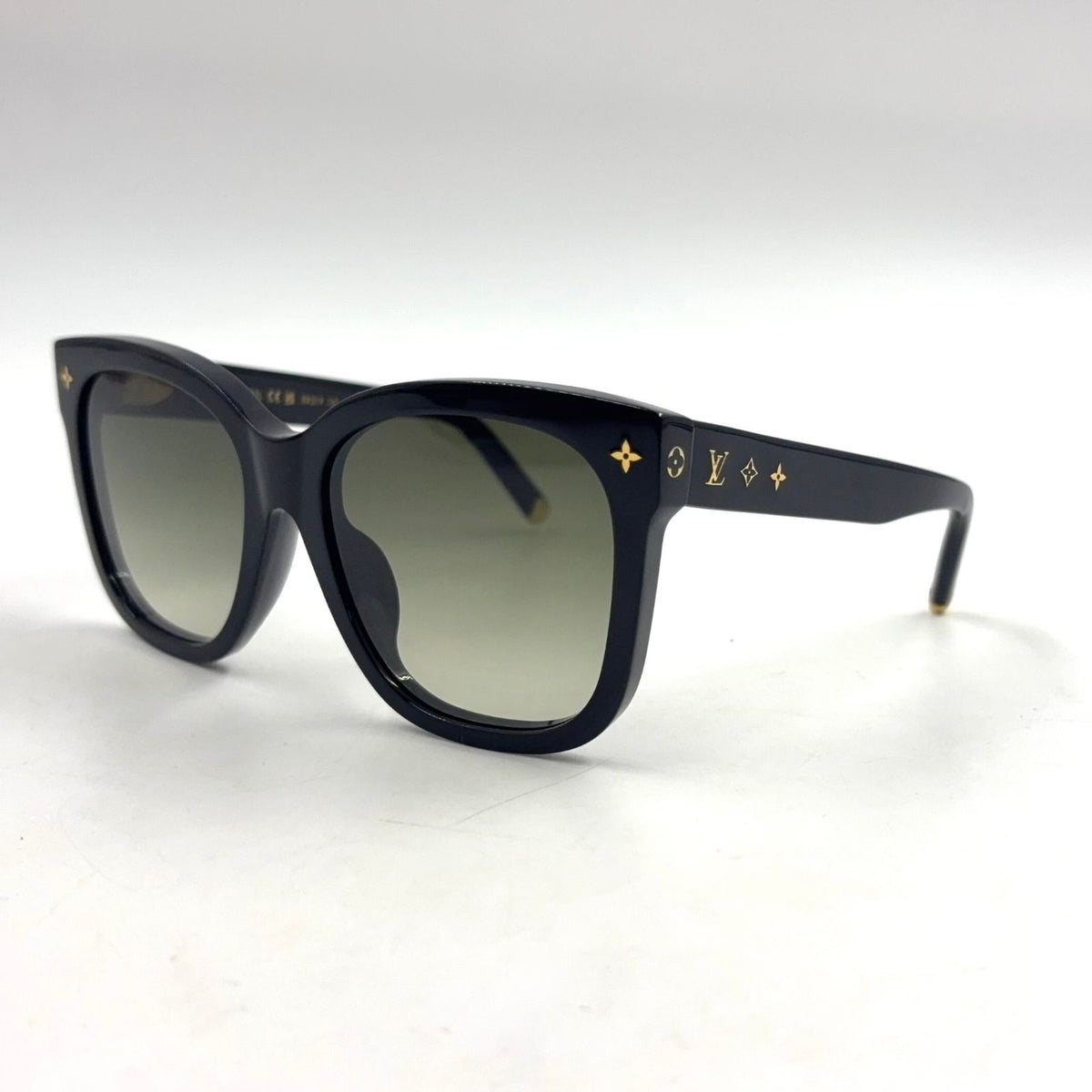 Louis Vuitton My Monogram Cat Eye Acetate Metal Gold Black Sunglasses Eyewear — view 2