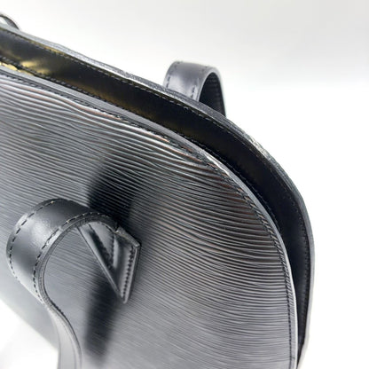 Louis Vuitton Lussac Epi Noir Leather Black Shoulder Bag Gold — view 7