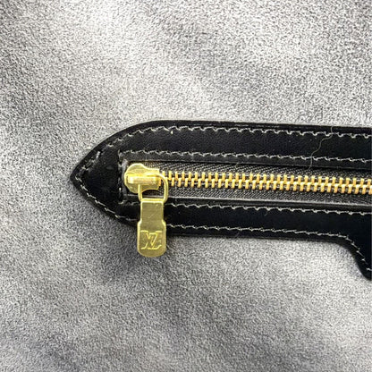 Louis Vuitton Lussac Epi Noir Leather Black Shoulder Bag Gold — view 5