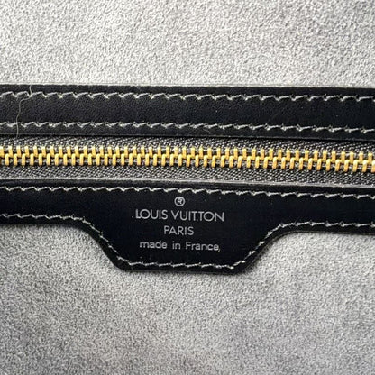 Louis Vuitton Lussac Epi Noir Leather Black Shoulder Bag Gold — view 4