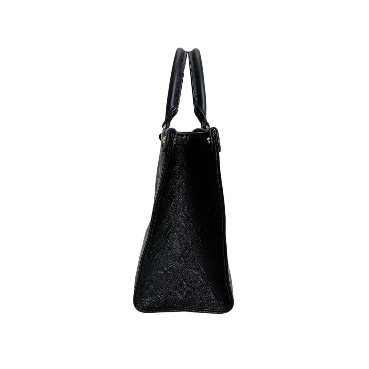 Louis Vuitton Monogram Empreinte Handbag on the Go PM Tote Noir — view 3