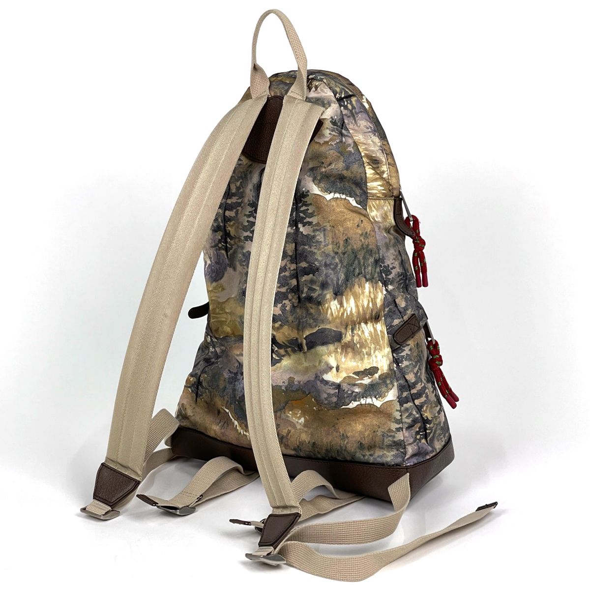Gucci Backpack North Face Collaboration Nylon Beige Multicolor — view 2