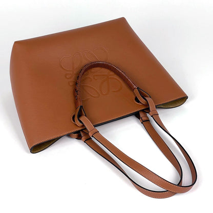 Loewe Handbag Anagram 2-Way Leather Brown — view 5