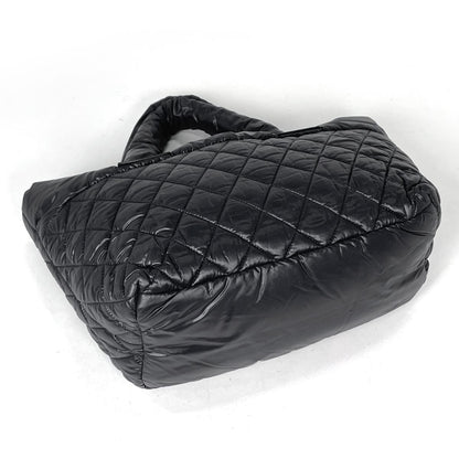 Chanel Tote Coco Cocoon Small CC Logo Nylon Black — view 2