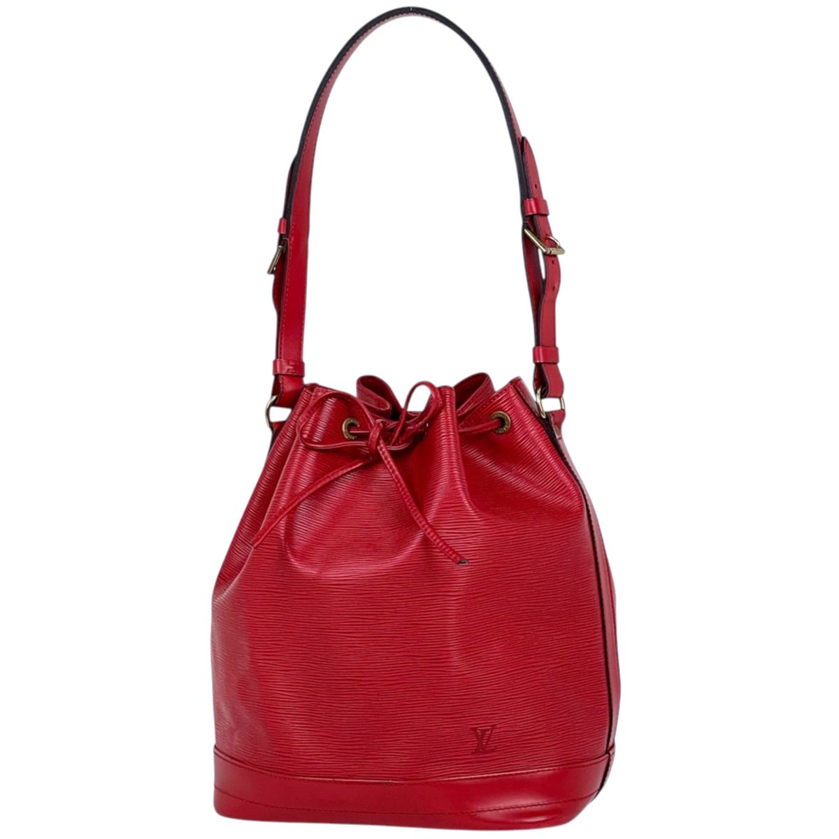 Louis Vuitton Noe Shoulder Bag Drawstring Epi Castilian
