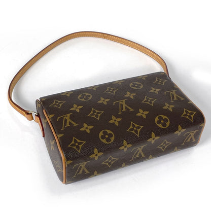 Louis Vuitton Recital Shoulder Bag Handle Monogram Brown — view 2