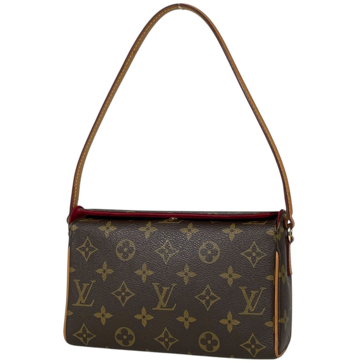 Louis Vuitton Recital Shoulder Bag Handle Monogram Brown