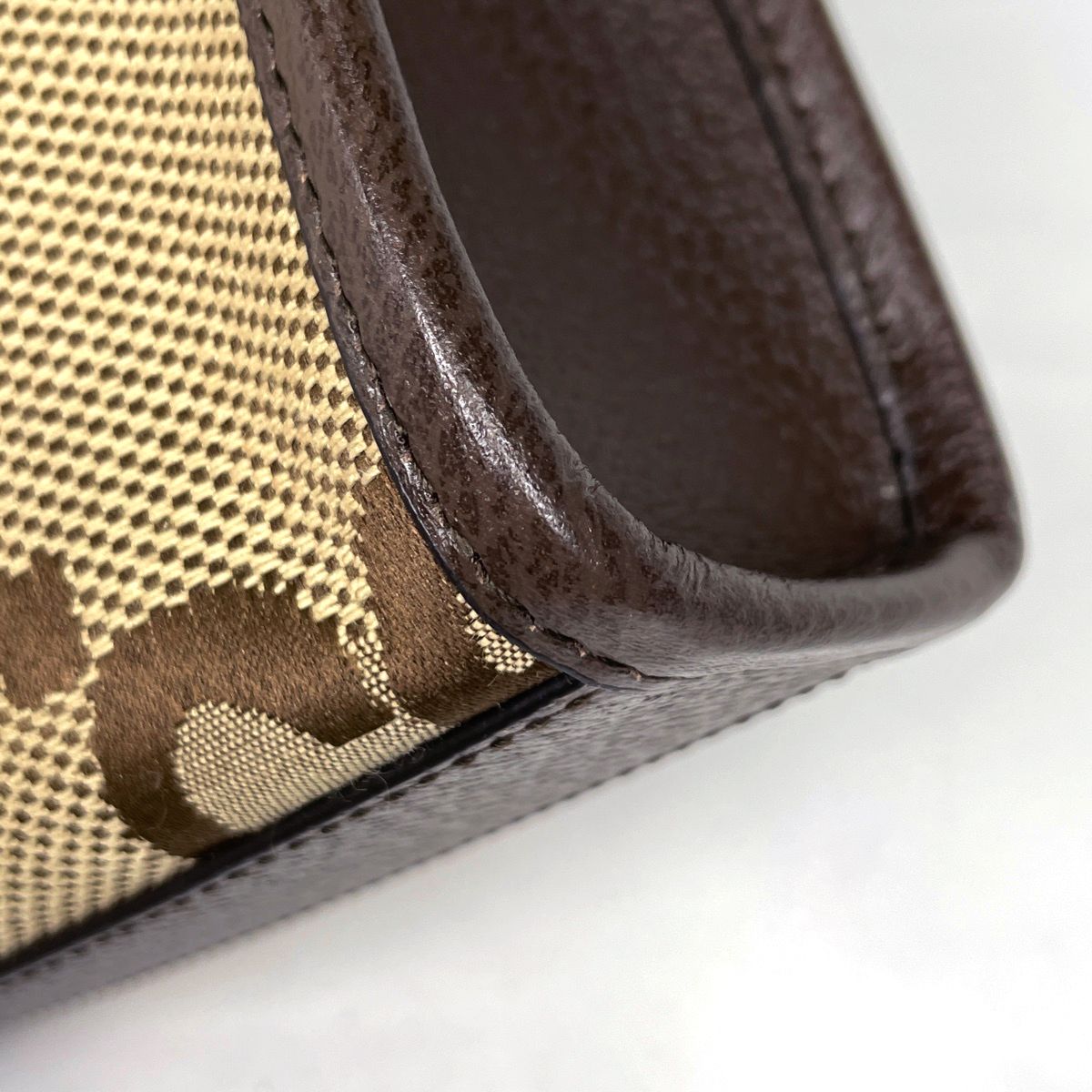 Gucci Tote Jumbo GG Mini 2-Way Canvas Brown — view 3