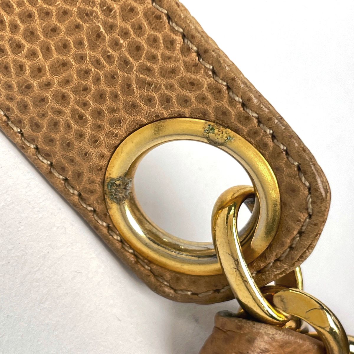 Chanel Tote Triple CC Logo Caviar Leather Brown — view 7
