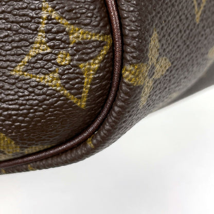 Louis Vuitton Deauville Handbag Handle Bowling Vanity Monogram Brown — view 3