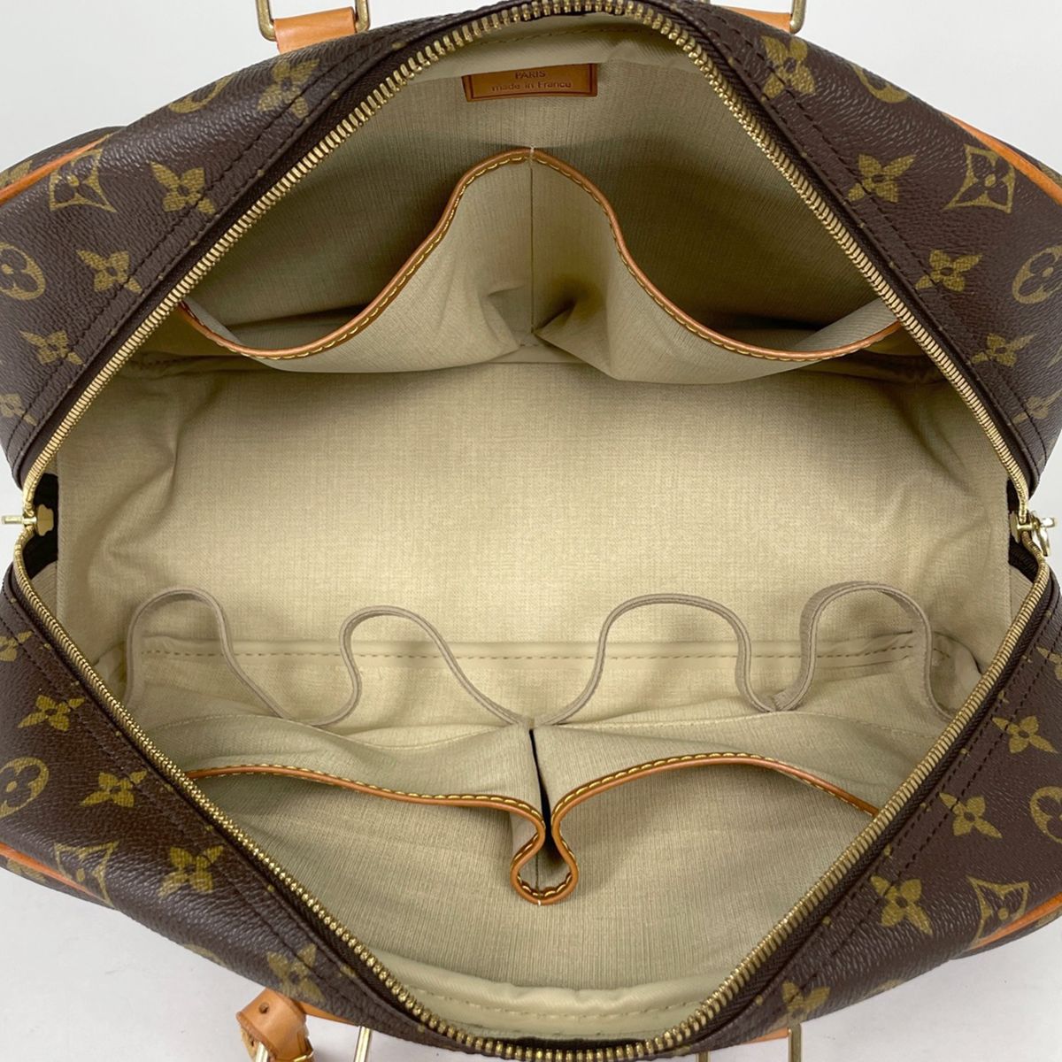 Louis Vuitton Deauville Handbag Handle Bowling Vanity Monogram Brown — view 6
