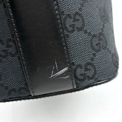 Gucci Shoulder Bag GG Pattern Canvas Black — view 4